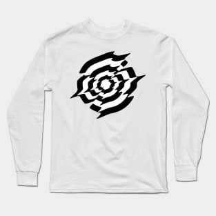 Black & White Hole Long Sleeve T-Shirt